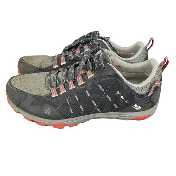 Columbia Shoes Womens 8 Conspiracy Razor Outdry Gray Trail Sneakers *Read* - Picture 1 of 9